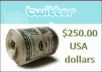 show you how to make 250 dollars by next week with a brand new Twitter account