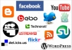 make a video that promotes your Facebook, Twitter and YouTube social network profile
