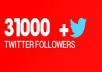Provide 31,999+ REAL looking TWITTER followers Real human verified Twitter followers