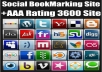 Give You AAA+ Rating 3600 Social BookMarking Site List to Get Your Site Ranking on Google First Page