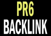 give you 14 x PR6 Dofollow Backlinks with Anchor Text on Actual PR6 Pages