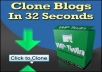 help you to CLONE WP Blog Using WP Twin