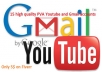 creat 15 high quality PVA Youtube and Gmail accounts within 24 hour