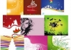 will design a header for your niche blog website 