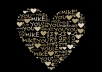 create text message in shape of heart or another symbol