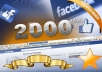 add 2000+ FACEBOOK Fan Page Verified Likes