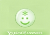 create 10 Yahoo Answers with your link for Direct and Targeted Traffic to your website