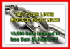 get 10,000 Of Your Backlinks Indexed, Ping, RSS, Link Indexing Services