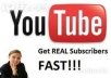 get you 100 youtube subscribers, real and human subscriber 