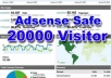 deliver 6000 adsense safe traffic within 20 days for