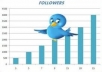 send 18000+ twitter follower on your profile maximum followers have pictures, bio and english without needing admin access