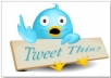 tweet your products or services to OVER 100,000 followers