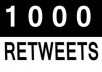 deliver 1200 RETWEETS + 1000 favorites and promote it to 400,000 followers within 24 hours 