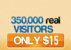 send 350,000 human visitors to your website