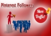give you 50 pinterest followers (100% real)