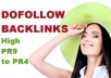 create 22 DoFollow Backlinks from High PR4 to PR9 Websites