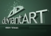 add 450+ Views Deviantart for your ART and Start Getting More Crazy Fan