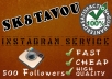 deliver 500 followers to your instagram account