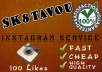deliver 100 likes to your instagram image