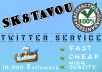 deliver 10000 twitter followers