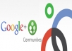 I will Publish/post your website/any LINK to over 500 000 (500k) Google+1 Communities members