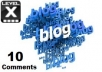 make 10 Comments on your Blog Posts