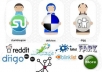 Create 500+ Social Bookmarking with Web 2.0 and Get Your Site Rank on Google