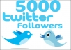 Increase 5000 Real Looking Follower on Your Twitter Profile within 24hrs