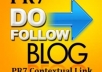 post your article to my strong PR7 blogs with CONTEXTUAL backlink to make your website Dominate Google