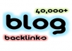 build 40,000+ blog comment backlinks with full report