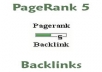 make you 1 PR7 ,15 PR6 and 10 PR5 backlinks all powerful PR7 ,PR6 and PR5 
