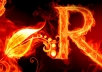 create Ultra Full HD Resolution Fire Text Effect Wallpaper Of Any Screen Resolution