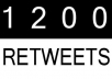 deliver 1200 RETWEETS + 1200 favorites and promote it to 430,000 followers within 24 hours