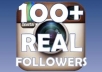 give you ★ 100+ REAL Instagram Followers ★ and Tons of Likes and Comments, Buyers Reviews speak for me within 2 days