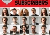 give you 550+ [FAST] real human YouTube Subscribers within 2 days