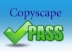 show you howto get %100 copyscape unique articles free