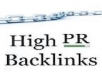 create Manually 6 Backlinks From Page Rank 9 Sites To Your Url,Ultimate Package Of Pr9 In Angela Style 