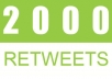 deliver 6020 Retweets and Favorites from 6020 unique profiles having 400,000 followers within 12 hours