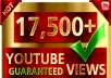 Deliver 17,500+ Youtube Video Views in 72 Hours or Less