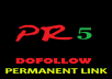 Put Your URL ++ Anchor Do Follow Permanent Link on PageRank 5 site