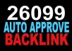 create AMAZING 26199 Auto Approve Backlink for your website to Boost Search Ranking In Googlee Search Guarantee And Google Penguin Friendly