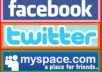 tweet your ad to over 200,000+ people on my Social Networks