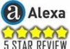 write a 5 star Alexa review for your site and ping it within 4 days