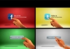 make a video that promotes your social network profiles Facebook, Twitter and YouTube 
