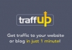 give u a new Traffup account w 11,000+ points worth 49 dollars in 4 day,increase site traffic,twitter followers,rts, and more