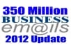 Give You 350 Million Fresh Emails Database of 2012 Year