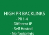 build 10 HIGHPRBACKLINKS from my private blog network with pr1 to 4 best bmr alternative 