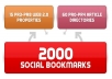 Create LINKWHEEL of 15 Web 2.0 Properties w/ Contextual Links, 60 Article Directories, & 2,000 Social Bookmarking Backlinks