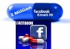 Give you 2 Million Facebook Emails With Detail For Lots of getting New Friends