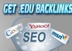 Get 150 EDU Links For Your Website, Google Love Edu Links edu backlinks are most powerful links
